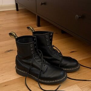 Dr. Martens Black Leather Boots